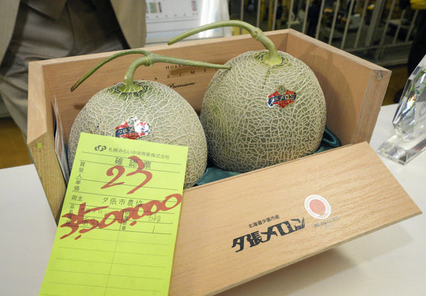 Hokkaido melons fetch $25,000 in auction, 2nd highest bid